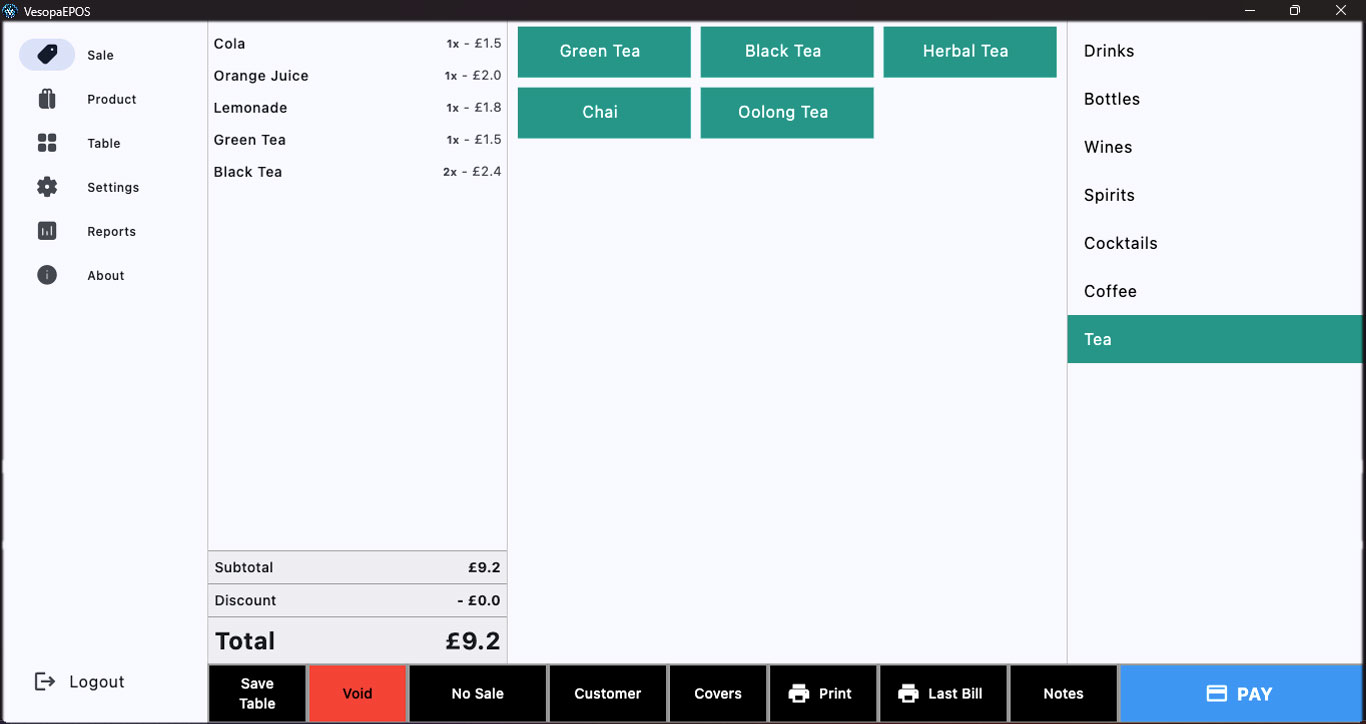 Vesopa EPOS Demo