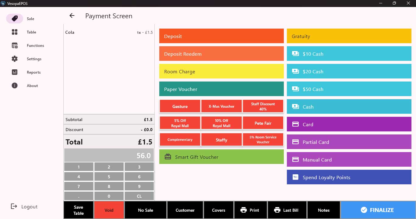 Vesopa EPOS Demo